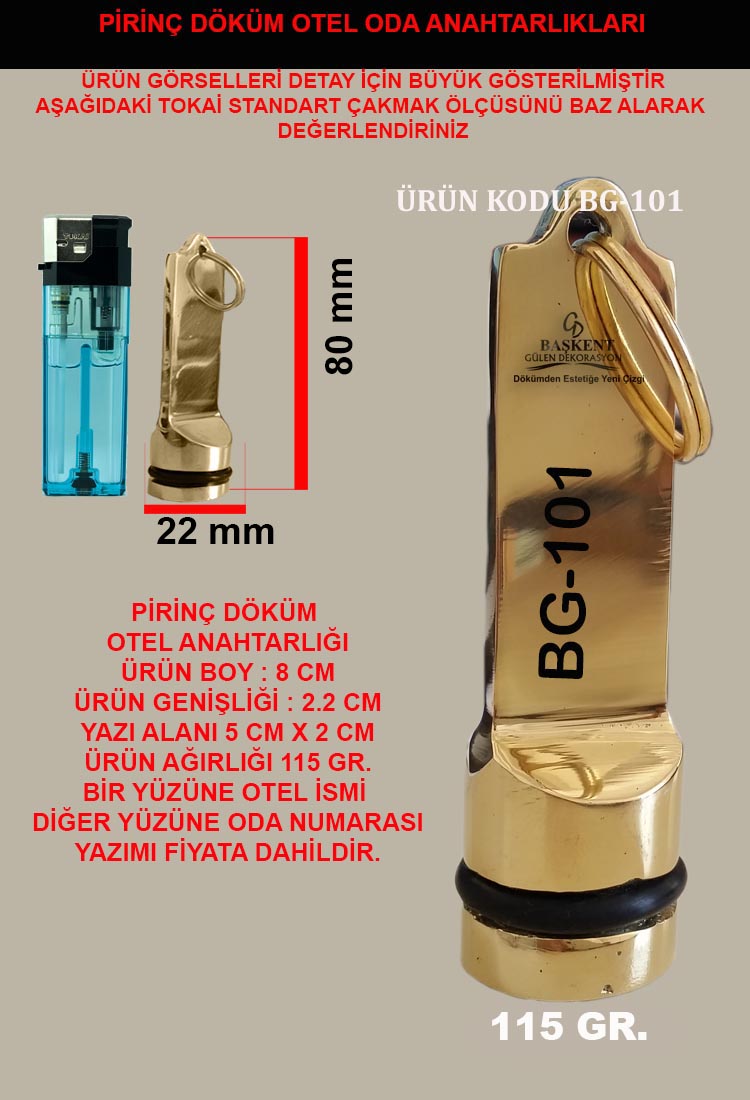 otel Odası Anahtarlığı