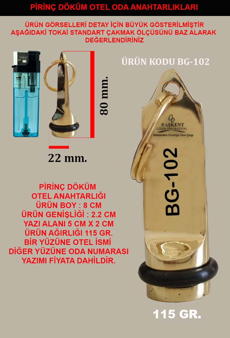 otel Odası Anahtarlığı