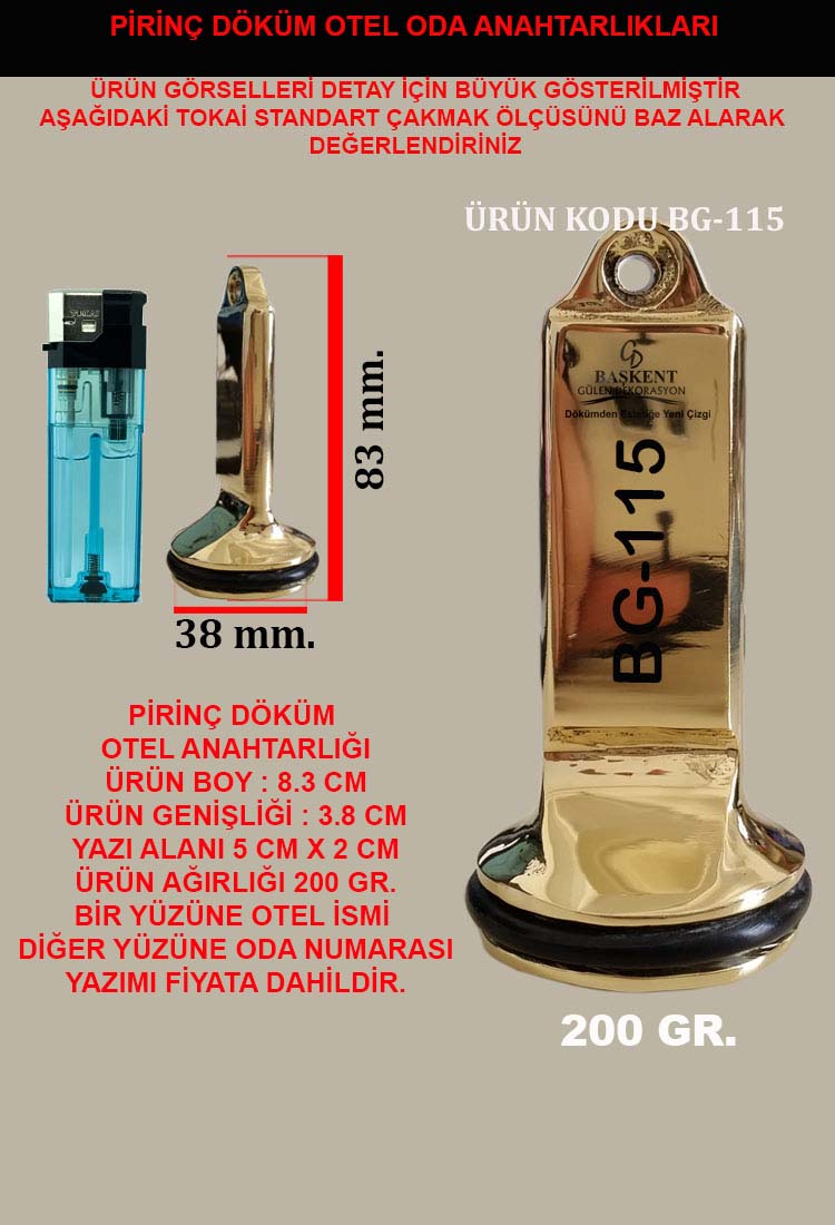 otel Odası Anahtarlığı